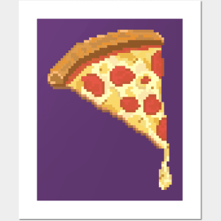 Pizza Pixel Posters and Art